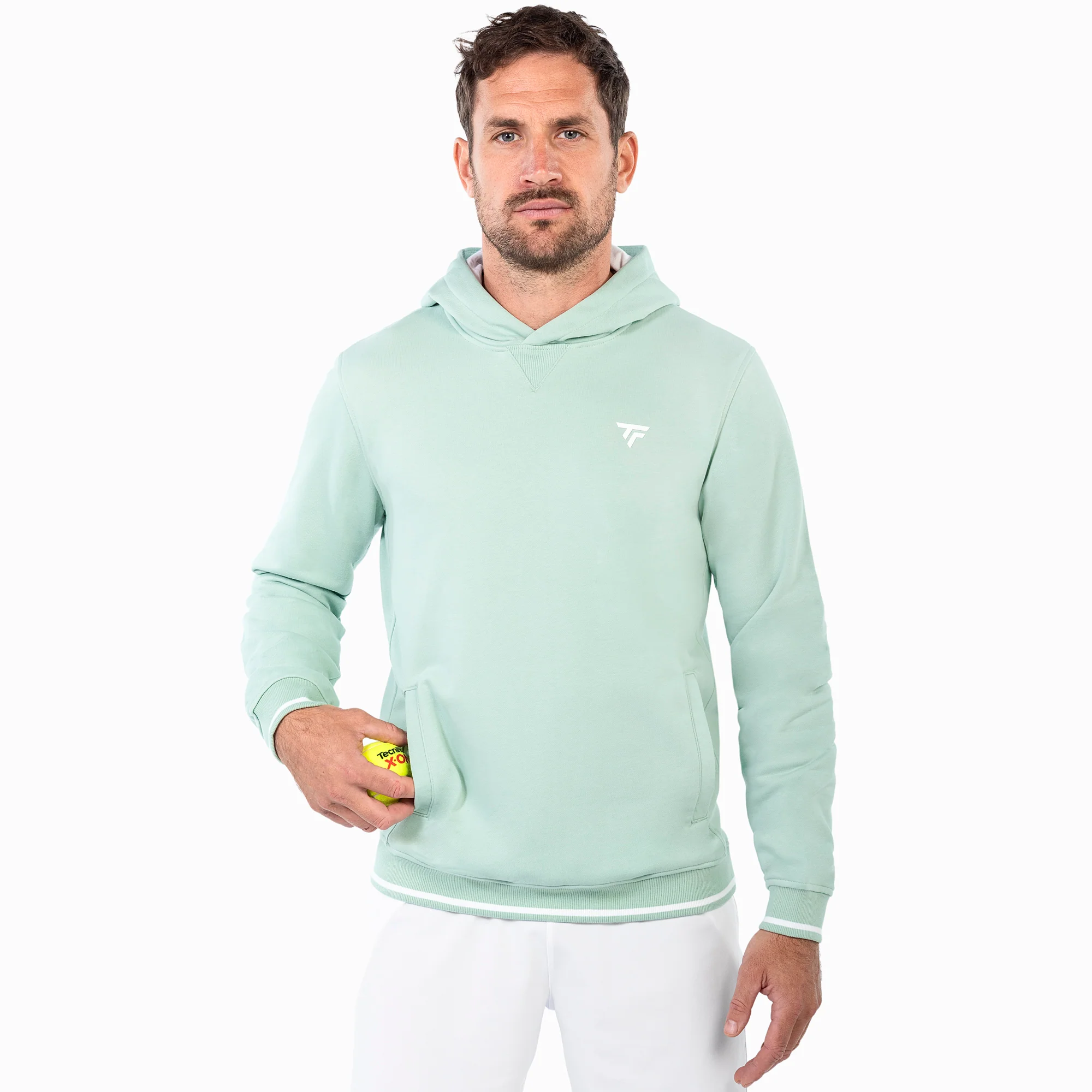 Sweat TERRY HOODIE Sage Homme