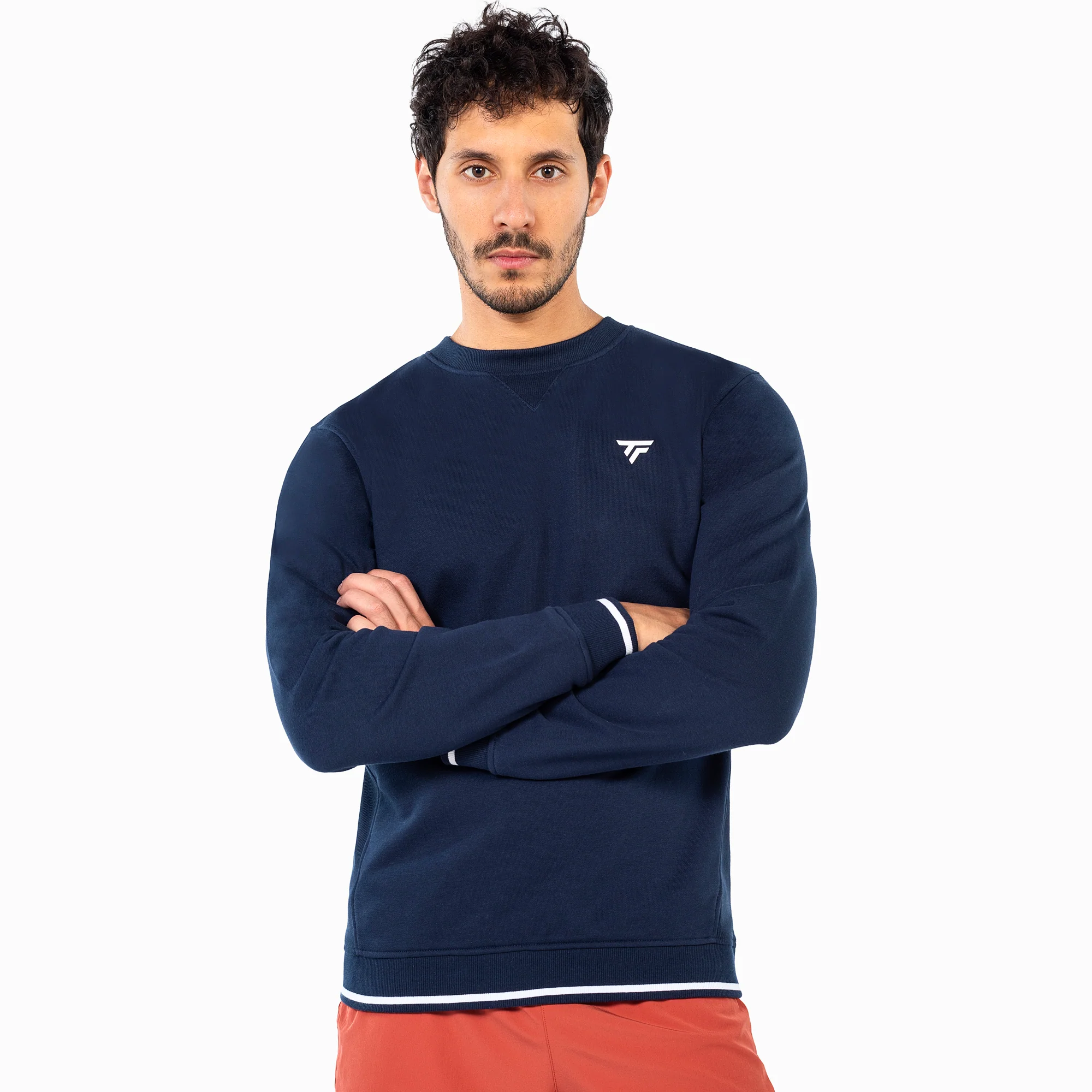 Sweat TERRY SWEATER Marine Homme