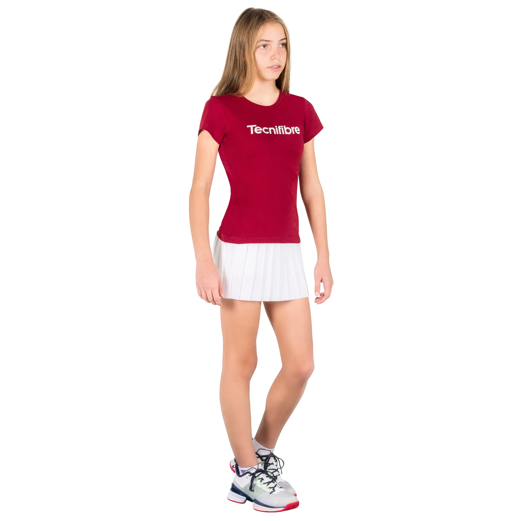 TEAM COTTON TEE CARDINAL FILLE