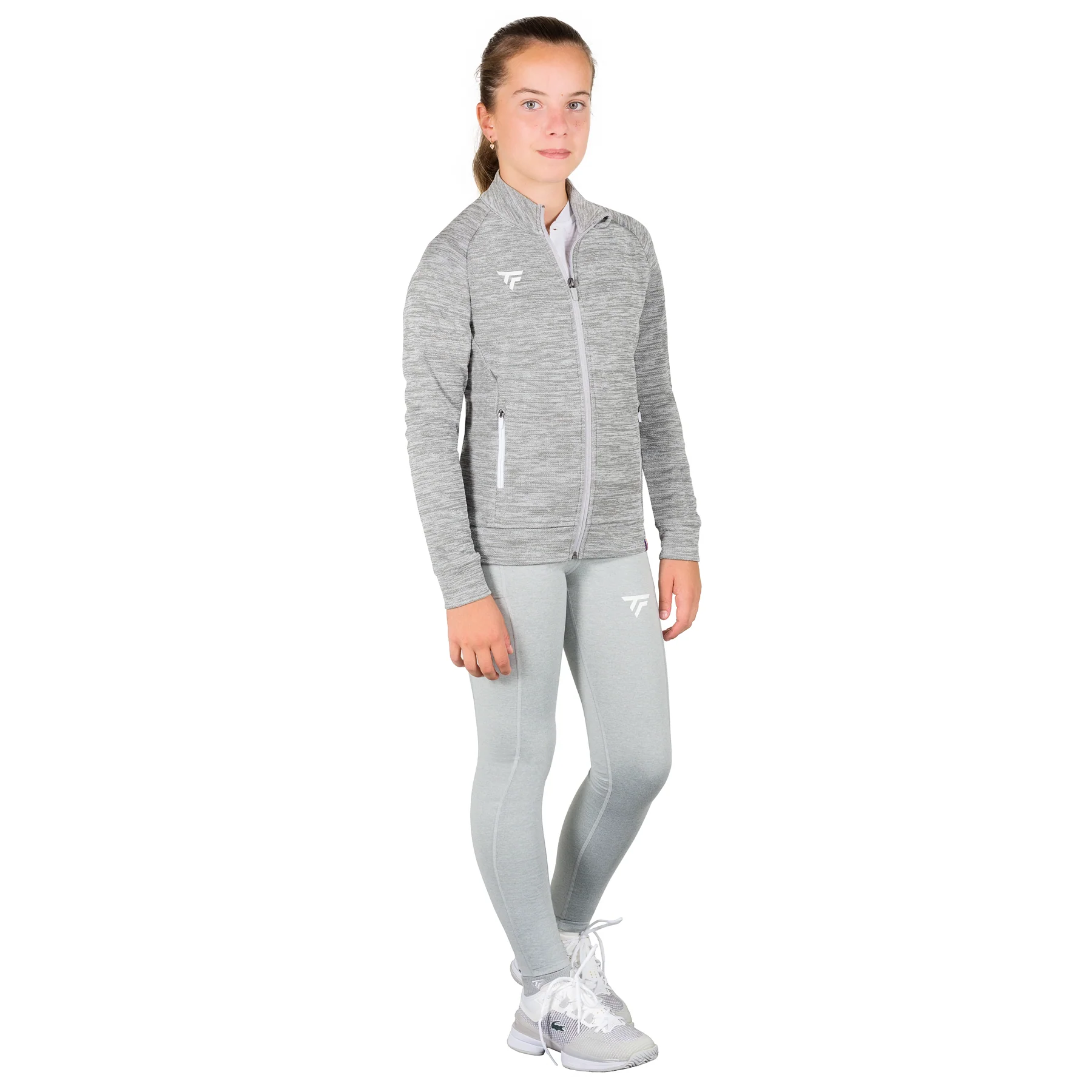 TEAM JACKET SILVER FILLE