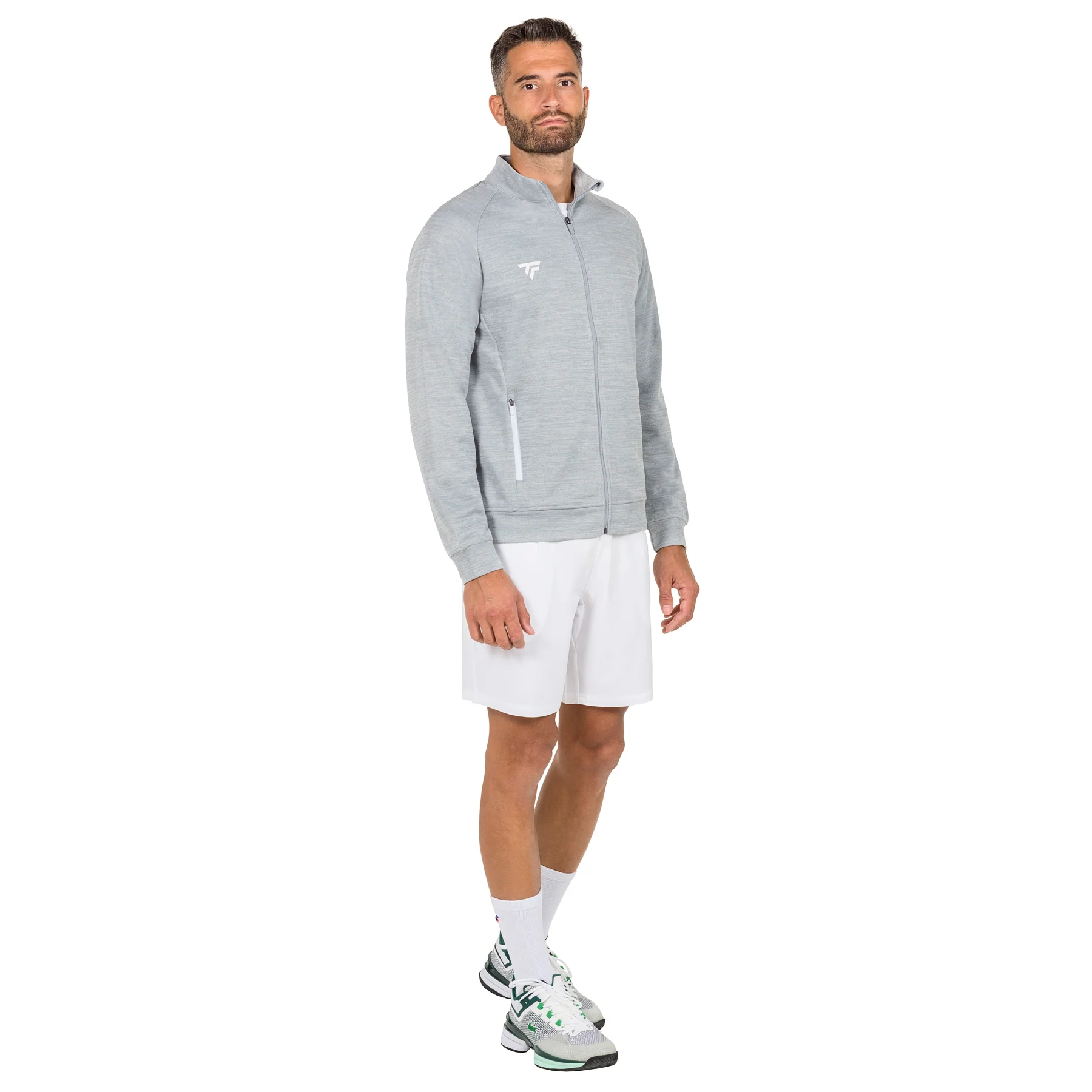 TEAM JACKET SILVER HOMME