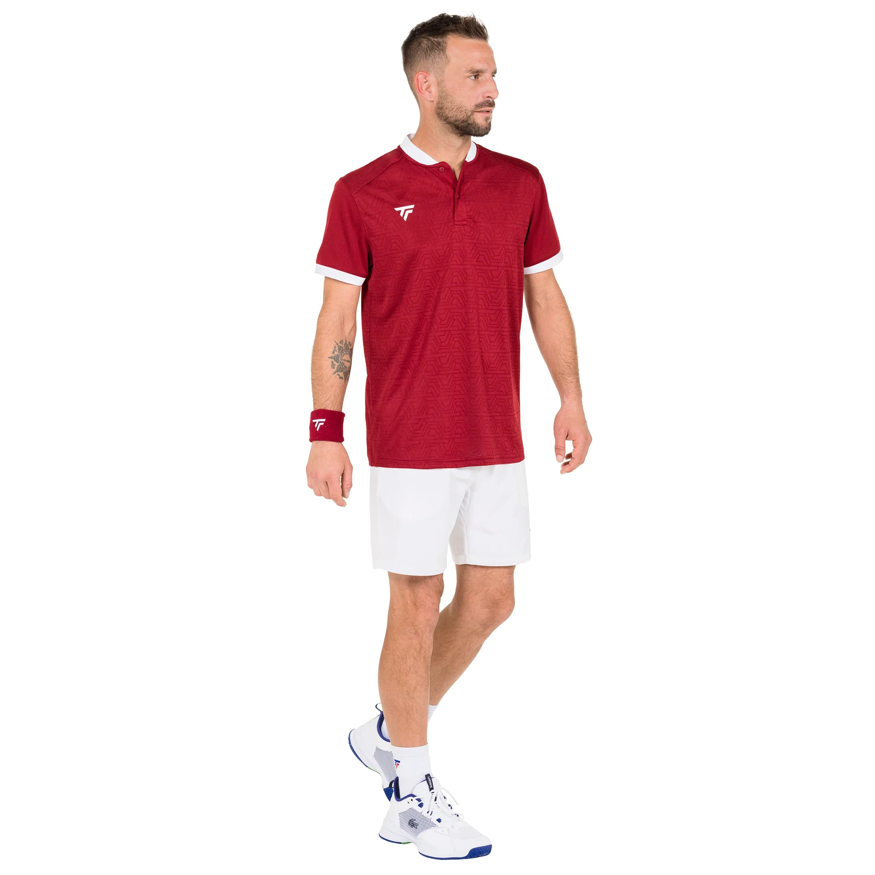 TEAM MESH POLO CARDINAL HOMME