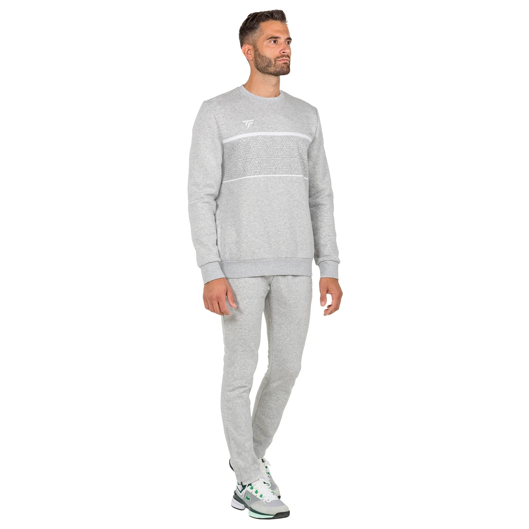 TEAM SWEATER SILVER HOMME