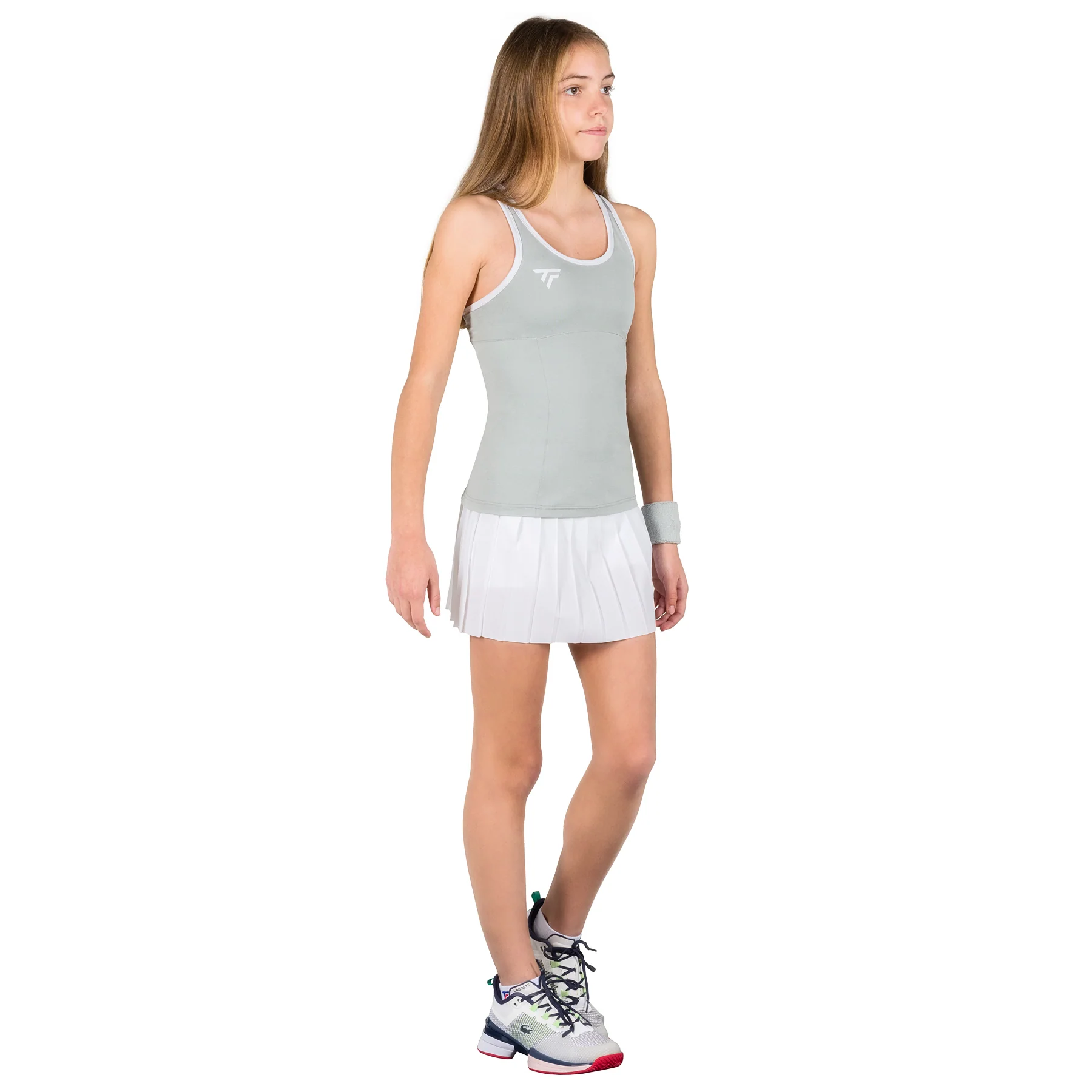 TEAM TANK-TOP SILVER FILLE