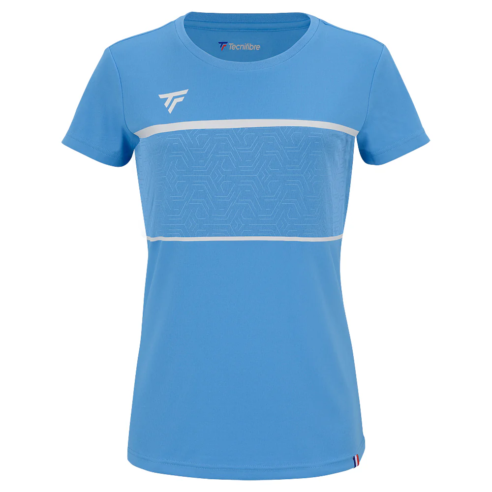TEAM TECH TEE AZUR FILLE