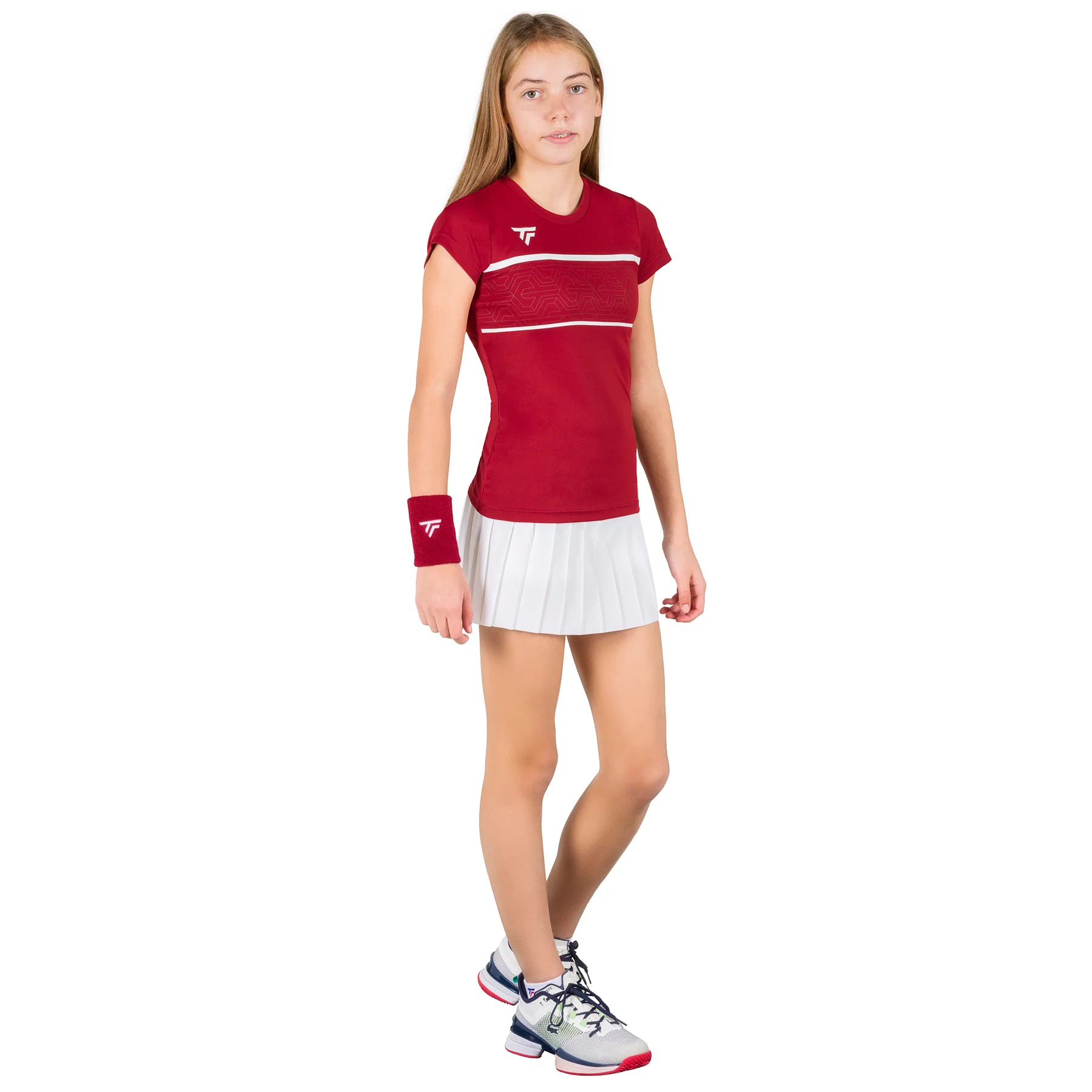 TEAM TECH TEE CARDINAL FILLE