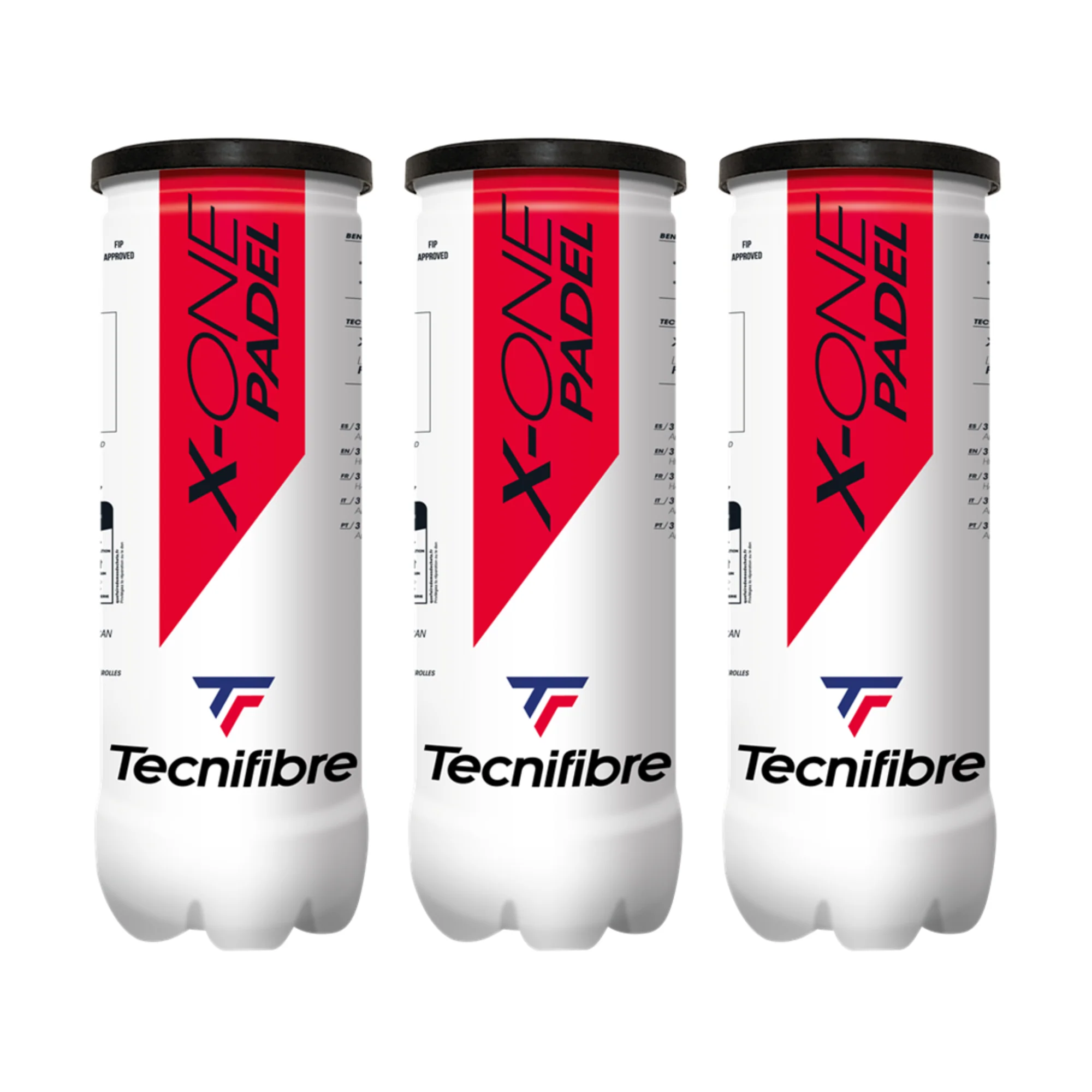TRIPACK 3 TUBES BALLES PADEL X-ONE