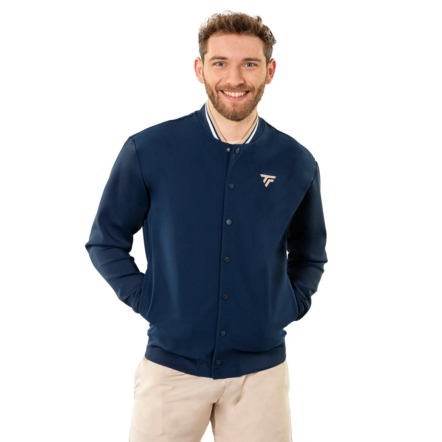 Veste Tech Bomber Homme Marine
